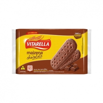 Biscoito Maizena Chocolate 350G Vitarella