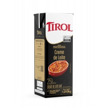 Creme De Leite Uht 25% Gordura 1,01Kg Tirol