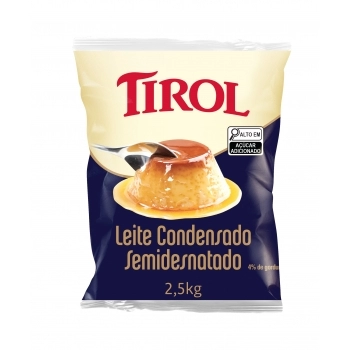 Leite Condensado 6% De Gordura 2,5Kg Bag Tirol