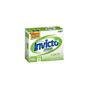 Lava Roupas Em Pó Coco 800G Caixa Invicto