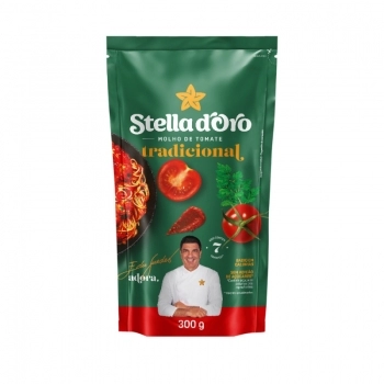Molho De Tomate Tradicional 300G Stella Doro