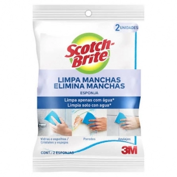 ESPONJA MULTIUSO LIMPA MANCHAS SCOTCH-BRITE 2 UNIDADES - 3M