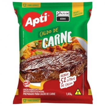 CALDO DE CARNE 10 X 1,05KG PACOTE - APTI