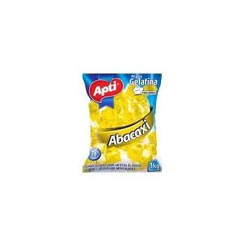 GELATINA ABACAXI 12 X 1KG PACOTE - APTI