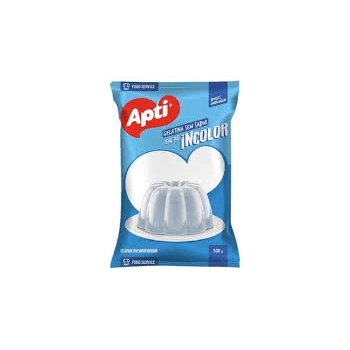 GELATINA SEM SABOR INCOLOR 12 X 500G PACOTE - APTI