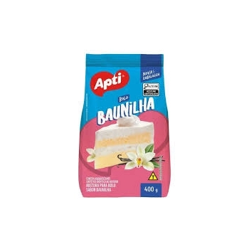 BOLO BAUNILHA 12 X 400G PACOTE 4S - APTI