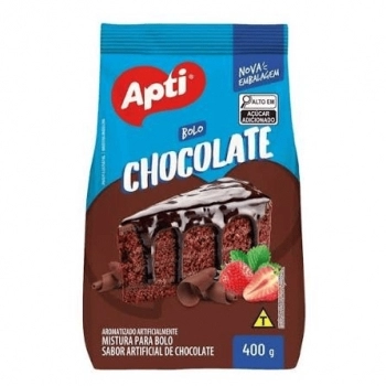 BOLO CHOCOLATE 12 X 400G PACOTE 4S - APTI