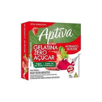 GELATINA ZERO MORANGO SILVESTRE 18 X 12G - APTI