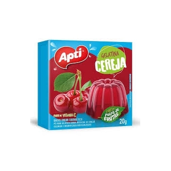 GELATINA CEREJA 20G CAIXA - APTI