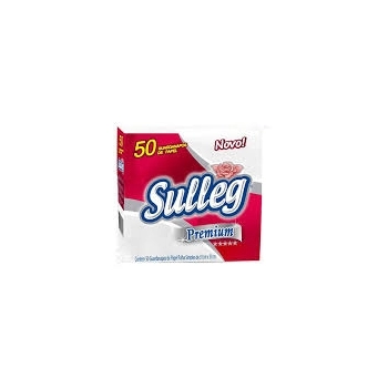 GUARDANAPO SULLEG FOLHA SIMPLES PEQ 50 FOLHAS 31X31