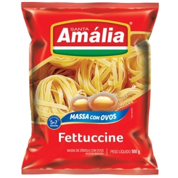 MASSA NINHO 3 FETUCCINE OVOS 20X500 G- SANTA AMÁLIA