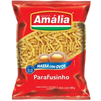 MASSA PARAFUSINHO OVOS 20X500 G - SANTA AMÁLIA