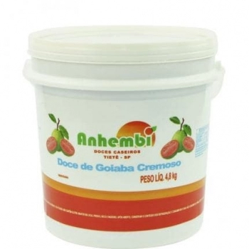 Doce De Goiabada Cremosa Balde 4,8Kg Anhembi