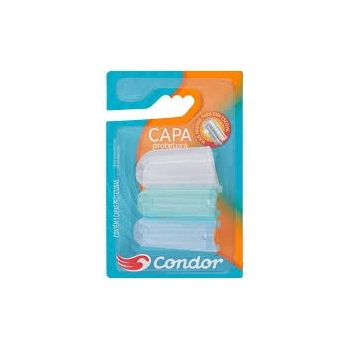 CAPA PROTETORA DE CERDAS PARA ESCOVA DENTAL BLISTER 3 UNIDADES - CONDOR