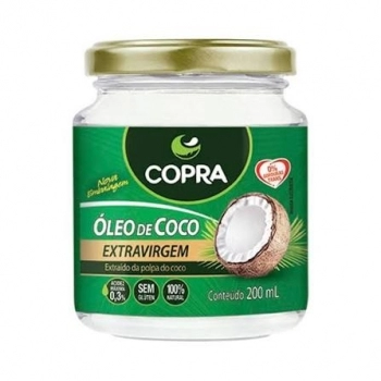 Óleo De Coco Extra Virgem Copra 200Ml