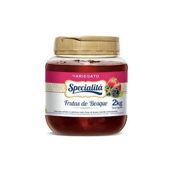 Recheio Frutas Do Bosque Specialita Variegato 2Kg Duas Rodas
