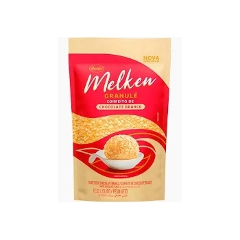 Chocolate Granulado Melken Granule Branco 400G Harald