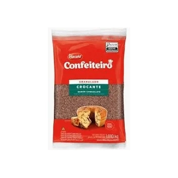 Granulado Crocante Sabor Chocolate Confeiteiro 1,010Kg Harald