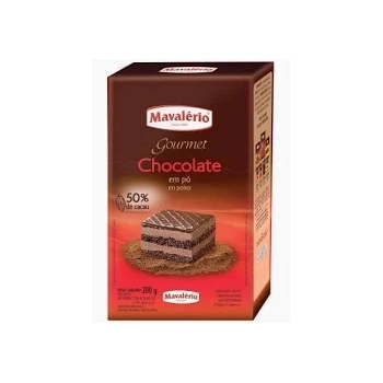CHOCOLATE EM PÓ SOLÚVEL 50% 18X200G - MAVALÉRIO