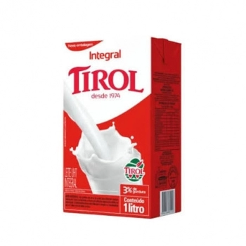 LEITE UHT INTEGRAL TAMPA ROSCA 1L TIROL