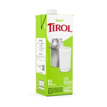 LEITE UHT SEMIDESNATADO TAMPA ROSCA 1L - TIROL