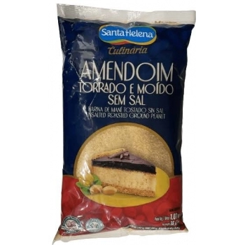 AMENDOIM MOÍDO SEM SAL LINHA CULINÁRIA PCTE 1,01KG - SANTA HELENA