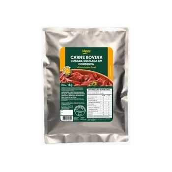 CARNE BOVINA DESFIADA EM CONSERVA SABOR COSTELA 1 KG - VAPZA