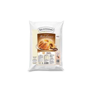 MISTURA BOLO CREMOSO LEITE EM PÓ 5,01 KG - BRAVISSIMO