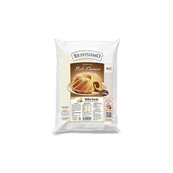 MISTURA BOLO CREMOSO PAMONHA BRAVISSIMO 5,01 KG - BRAVISSIMO