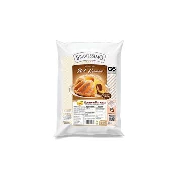 Mistura Bolo Cremoso Mousse De Maracujá 5,01Kg Bravíssimo