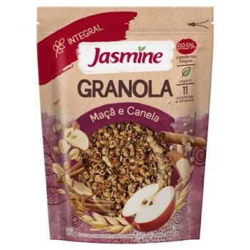 GRANOLA MAÇÃ E CANELA INTEGRAL 22X250G - JASMINE