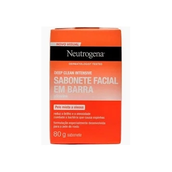 NEUTROGENA SABONETE FACIAL EM BARRA DEEP CLEAN INTENSIVE 80G -