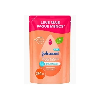 Líquido Cabeça/Pés Refil Baby 380Ml Johnsons
