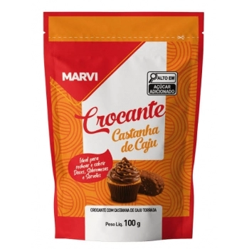 CROCANTE CASTANHA DE CAJU 100 G - MARVI