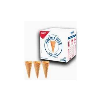 Casquinha Biscoito Doce Baunilha 2,52Kg Marvi