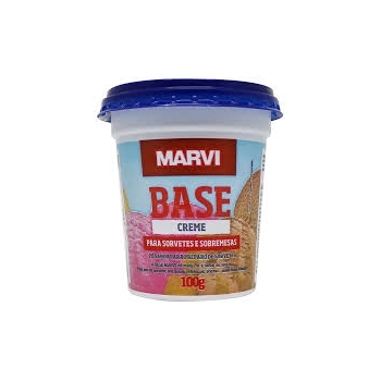 Base De Sorvete Sabor Creme 100G Marvi