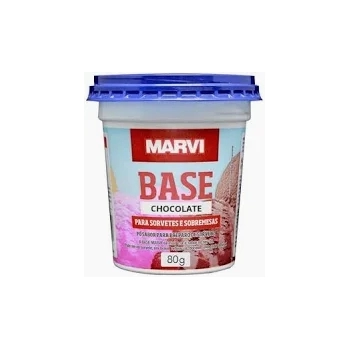 Base De Sorvete Sabor Chocolate 80G Marvi