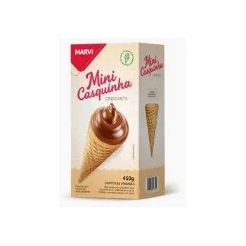 Mini Casquinha Baunilha 450G Marvi