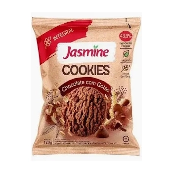 COOKIES CHOCOLATE COM GOTAS INTEGRAL 20X120G - JASMINE