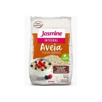 AVEIA INTEGRAL DE FLOCOS GROSSOS 400G - JASMINE