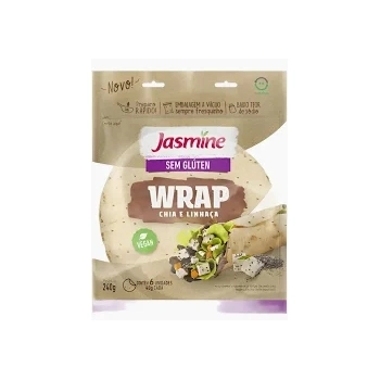 WRAP CHIA E LINHACA SEM GLUTEN 12X240G - JASMINE