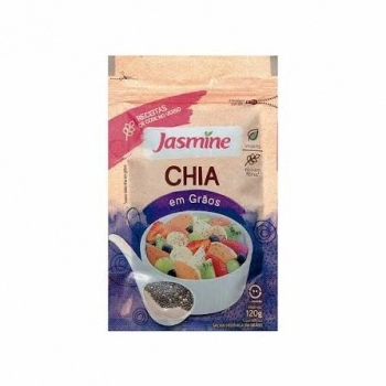 CHIA EM GRAOS INTEGRAL 10X120G - JASMINE