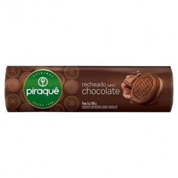 Biscoito Recheado Chocolate 160g Piraque