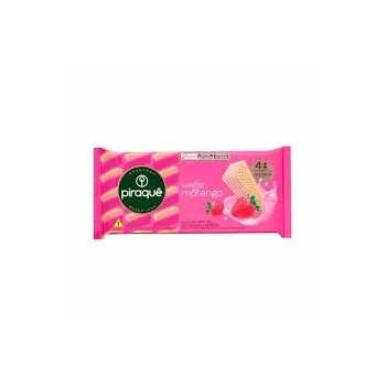 Biscoito Wafer Morango 100g Piraque