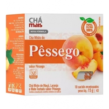 CHÁ MATE PESSEGO 8G SACHE - APTI