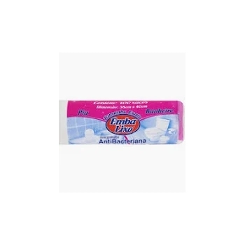 SACO PARA LIXO FECHA FÁCIL PIA/BANHEIRO - C/ 100 SACOS - EMBALIXO