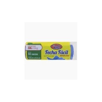 SACO PARA LIXO FECHA FÁCIL 30L - C/ 30 SACOS - EMBALIXO