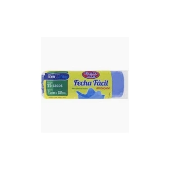 SACO PARA LIXO FECHA FÁCIL 50L - C/ 30 SACOS - EMBALIXO
