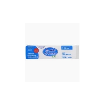 SACOS PLÁSTICOS ROLO 5L - C/ 100 SACOS - EMBAFREEZER