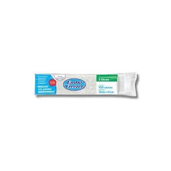 SACOS PLÁSTICOS ROLO 3L - C/ 100 SACOS - EMBAFREEZER